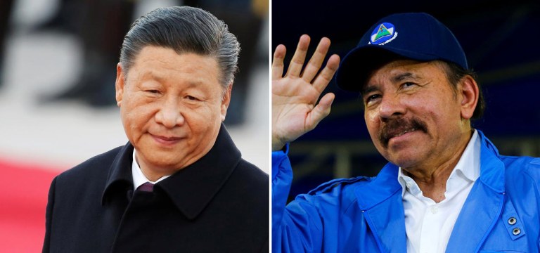 Xi Jinping e Daniel Ortega