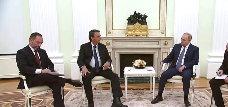 Jair Bolsonaro e Vladimir Putin