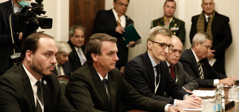 Carlos e Jair Bolsonaro