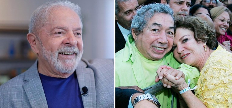 Lula, Joãosinho Trinta e Marisa Letícia