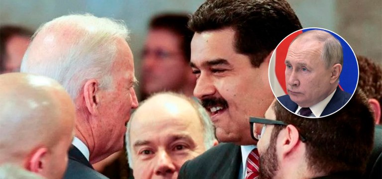 Biden com Maduro; e Putin