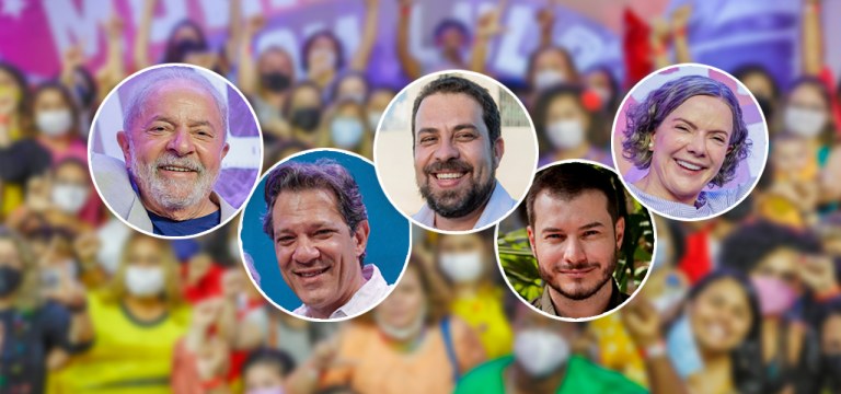 Lula, Haddad, Boulos, Juliano, Gleisi