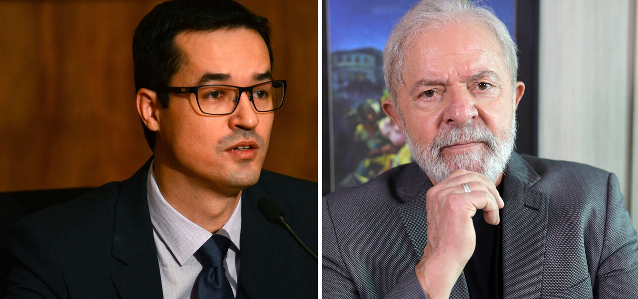 Deltan Dallagnol e o ex-presidente Luiz Inácio Lula da Silva