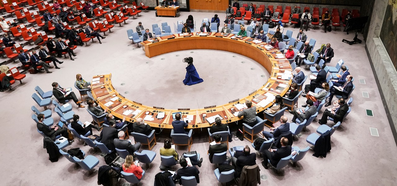 Reunião do Conselho de Segurança da ONU sobre conflito Rússia-Ucrânia 21/02/2022