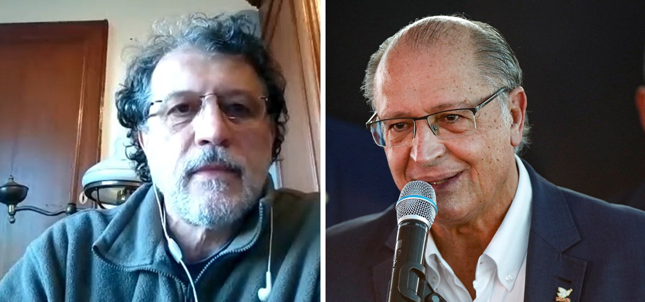 Jeferson Miola e Geraldo Alckmin