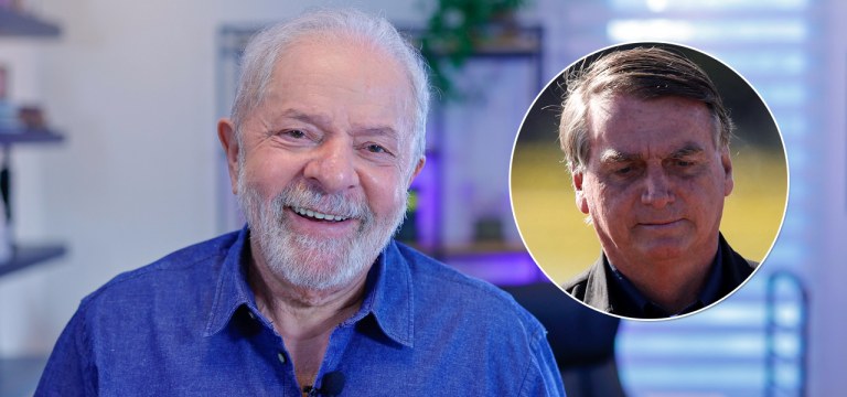 Ex-presidente Luiz Inácio Lula da Silva e Jair Bolsonaro