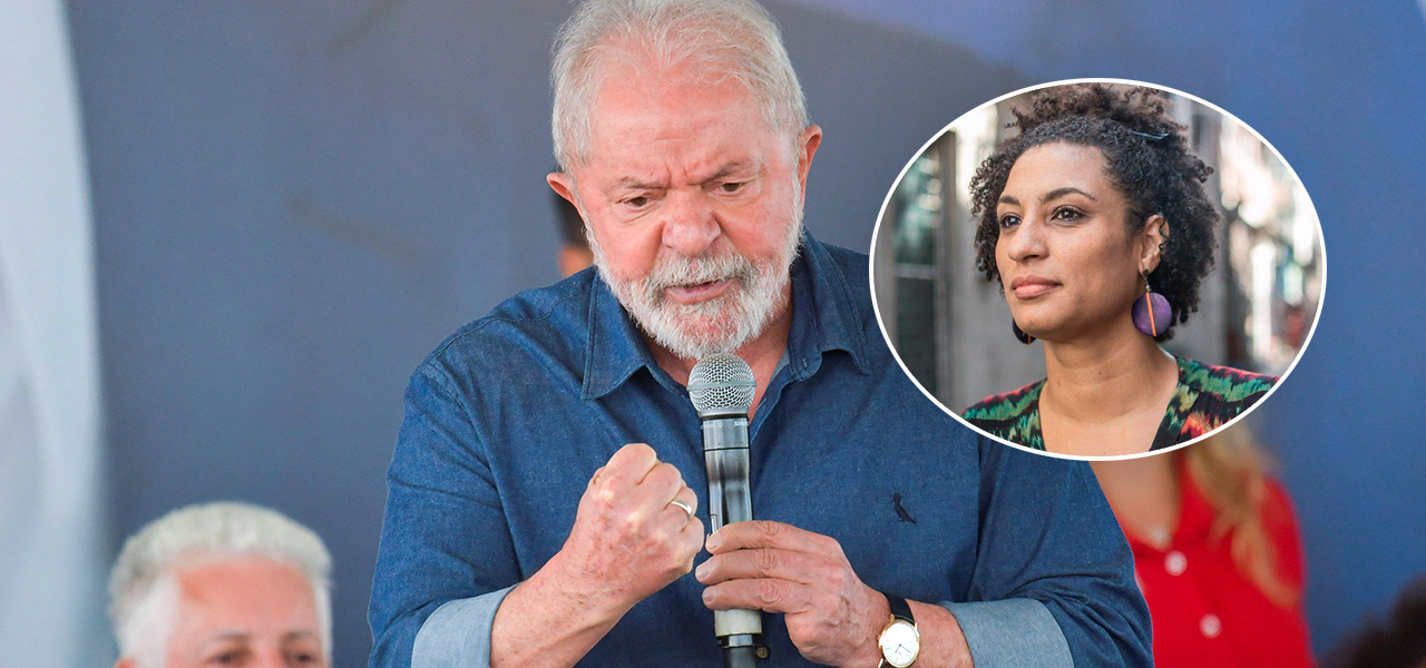 Luiz Inácio Lula da Silva e Marielle Franco