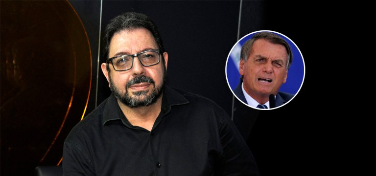 Eduardo Guimarães e Jair Bolsonaro