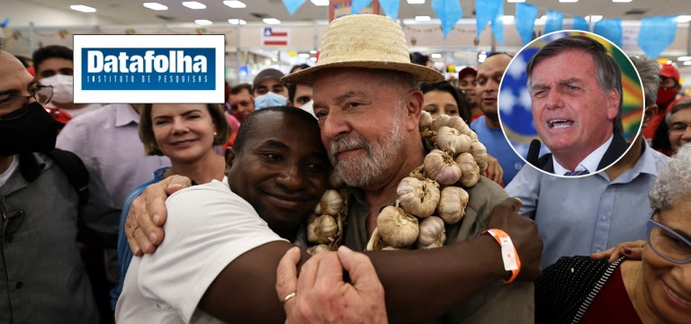 Lula e Jair Bolsonaro