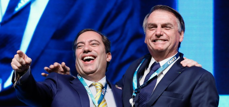 Pedro Guimarães e Jair Bolsonaro