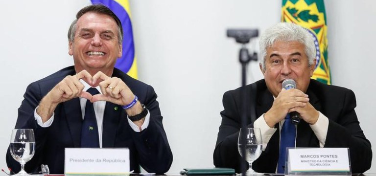 Bolsonaro e Marcos Pontes