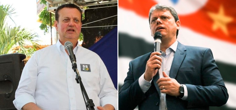 Gilberto Kassab e Tarcísio de Freitas