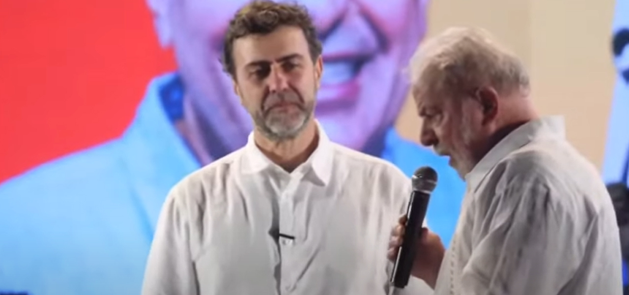 Marcelo Freixo e o ex-presidente Luiz Inácio Lula da Silva