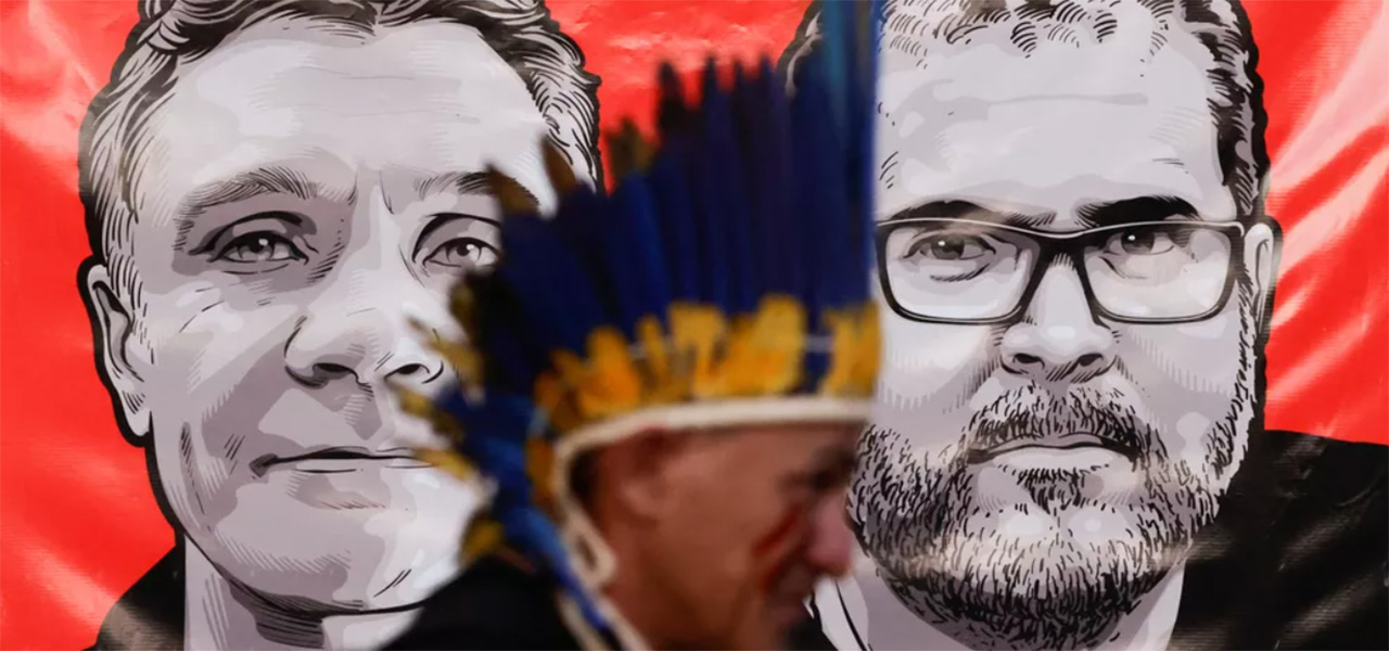 Protesto após desaparecimento de Bruno e Dom