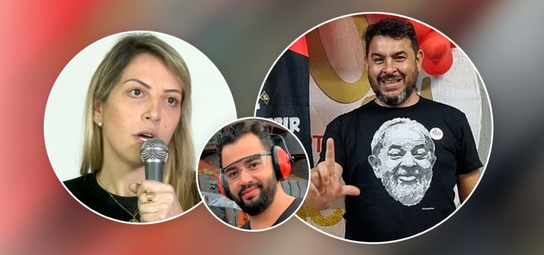 Camila Cecconelo, Guaranho e Marcelo Arruda