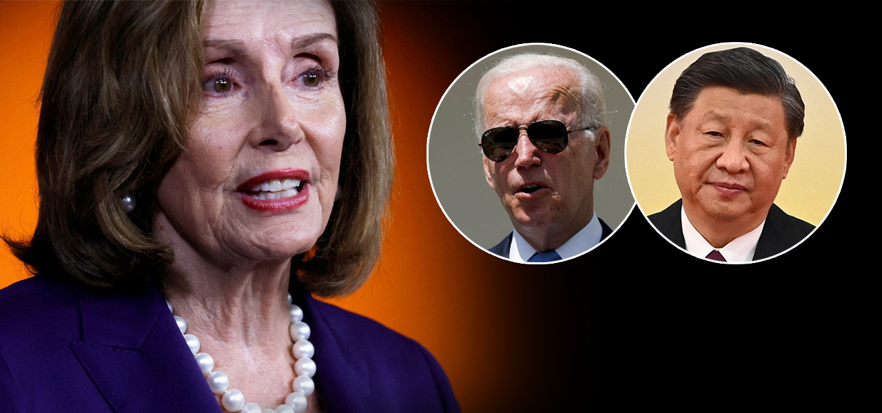 Nancy Pelosi, Joe Biden e Xi Jinping