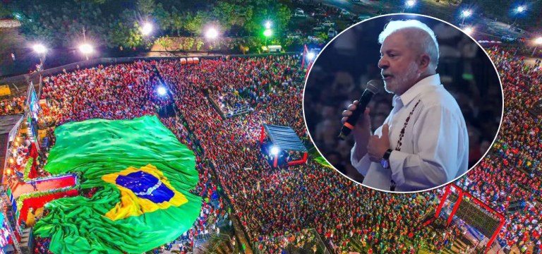 Ex-presidente Luiz Inácio Lula da Silva durante evento em Teresina