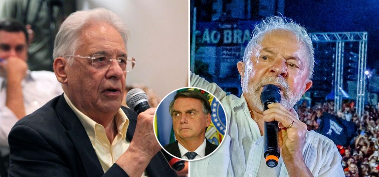 Fernando Henrique Cardoso, Jair Bolsonaro e Lula