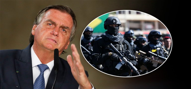 Bolsonaro e militares