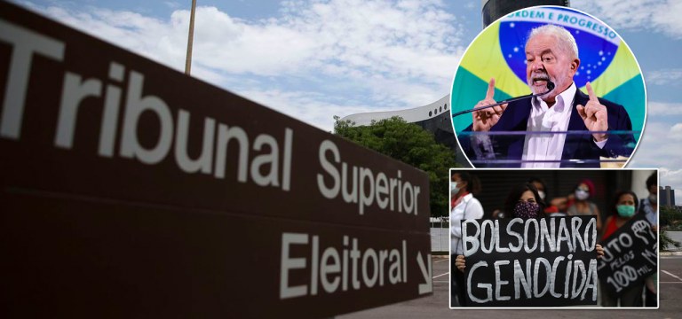 TSE, ato contra Jair Bolsonaro e o ex-presidente Luiz Inácio Lula da Silva