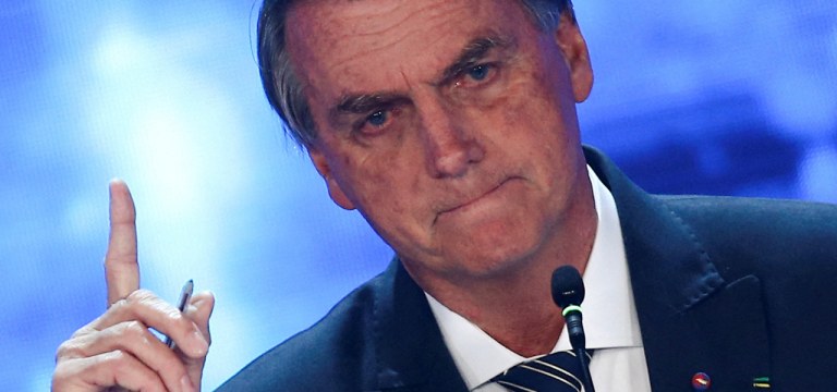 Presidente Jair Bolsonaro participa do primeiro debate de candidatos à Presidência antes das eleições de outubro 28/08/2022
