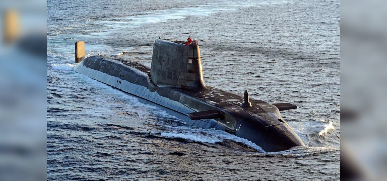 Submarino nuclear da Marinha Real britânica
