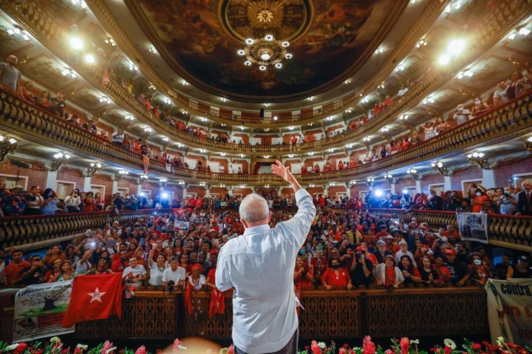 Candidato Luiz Inácio Lula da Silva (PT)