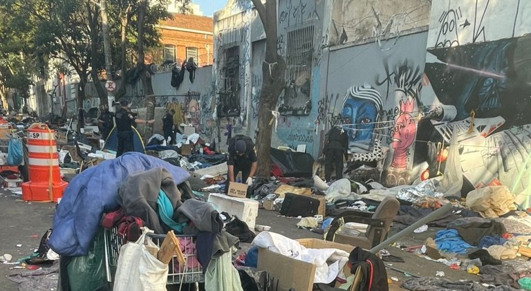Cracolândia no centro de São Paulo