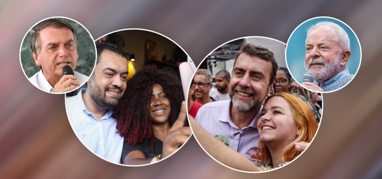 Bolsonaro, Cláudio Castro, Marcelo Freixo e Lula