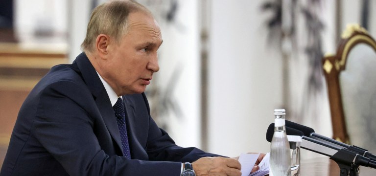 Vladimir Putin no Uzbequistão 15/9/2022