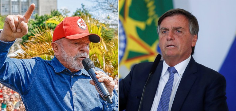 Lula e Bolsonaro
