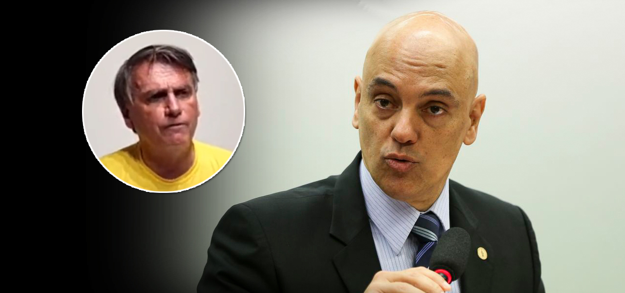 Jair Bolsonaro e Alexandre de Moraes
