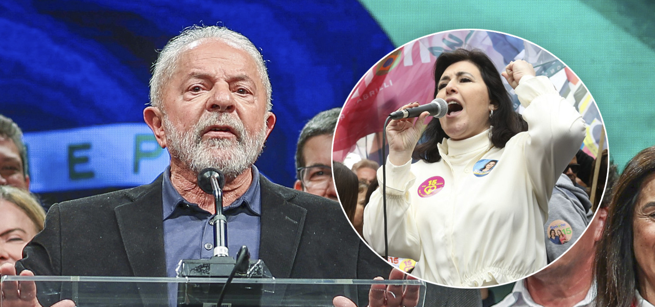 Lula e Simone Tebet