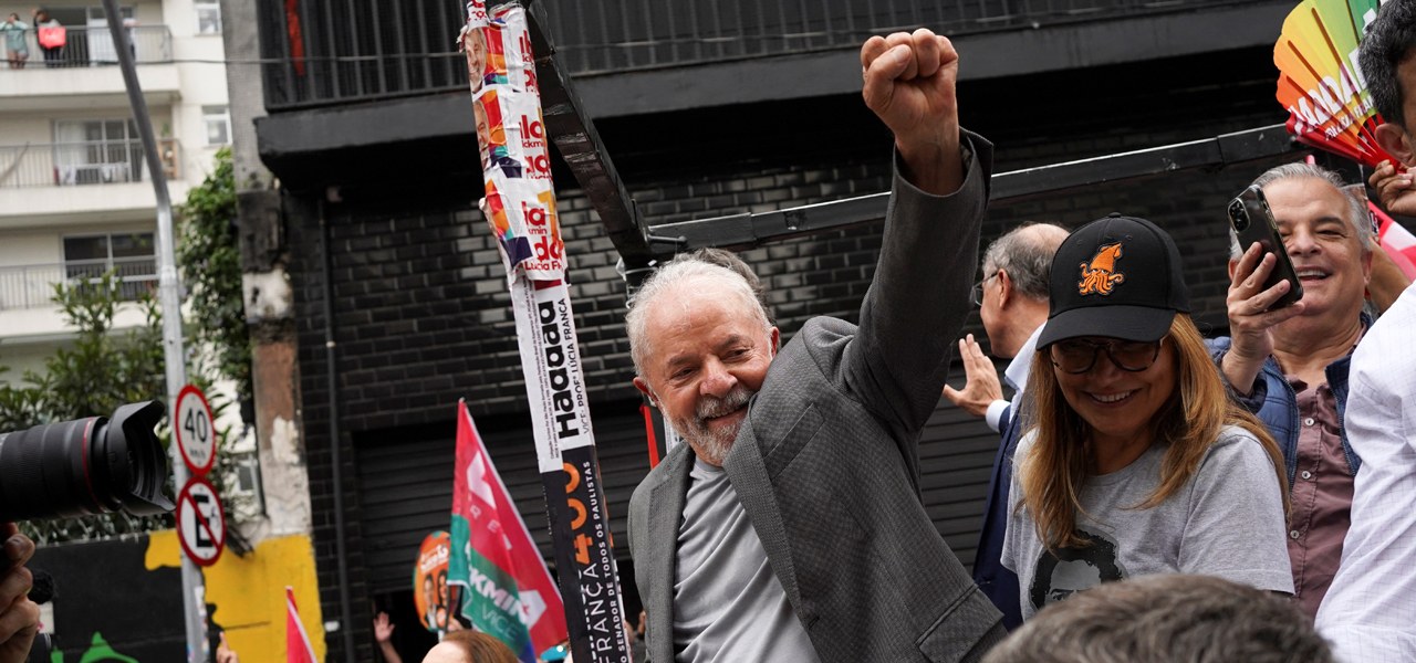 Lula participa de caminhada em São Paulo 01/10/2022