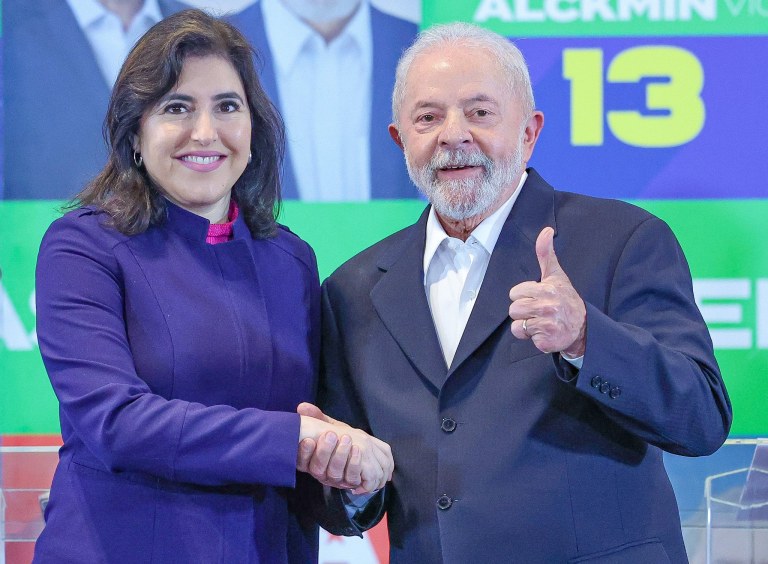 Simone Tebet e Lula