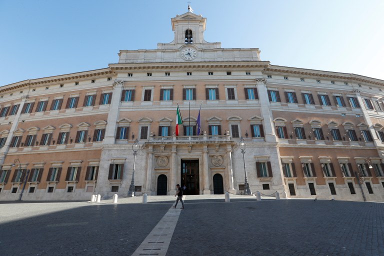 Prédio da Câmara da Itália, em Roma