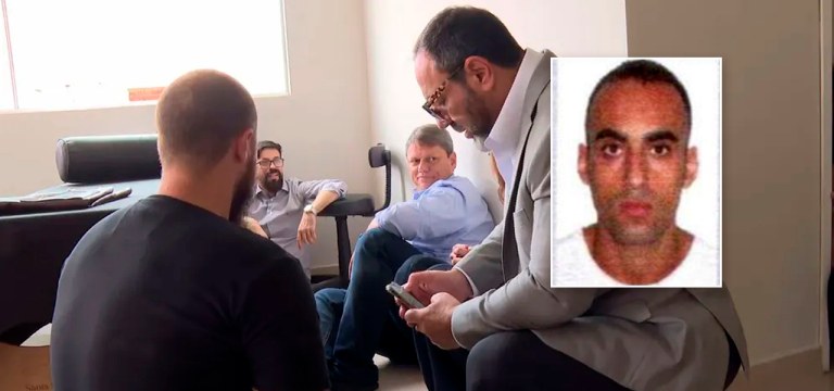 Tarcísio durante a visita a Paraisópolis e Rafael, que teria atirado contra policiais