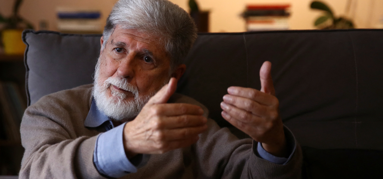 Ex-chanceler Celso Amorim dá entrevista à Reuters em São Paulo 18/10/2022