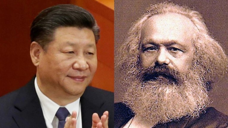 Xi Jinping e Karl Marx