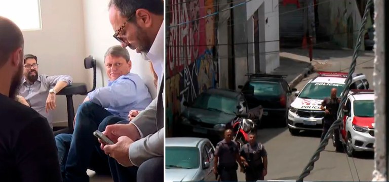 Tarcísio de Freitas em Paraisópolis