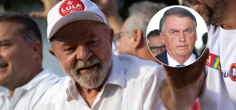 Luiz Inácio Lula da Silva e Jair Bolsonaro