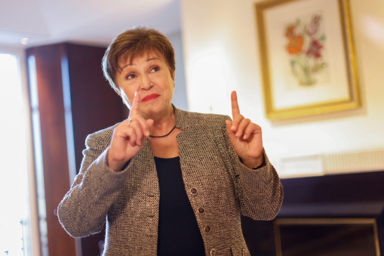 Diretora-gerente do FMI, Kristalina Georgieva - 26/10/2022