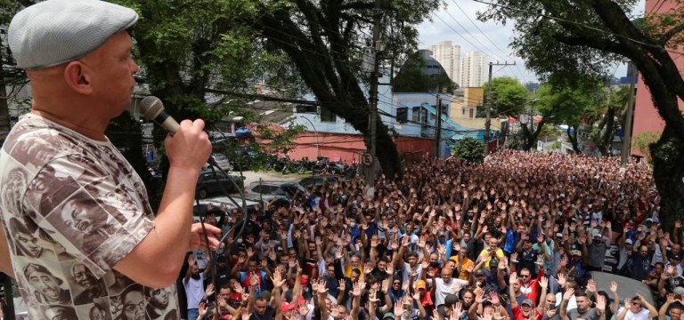 Presidente do Sindicato dos Metalúrgicos do ABC, Moisés Selerges,