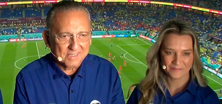 Internautas acusam Galvão de “machismo” com a comentarista Ana Thais