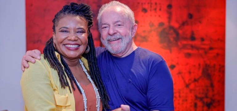 Margareth Menezes e Lula
