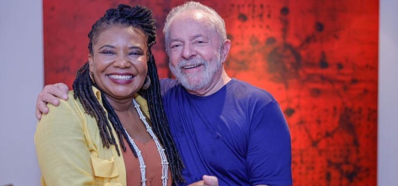 Margareth Menezes e Lula