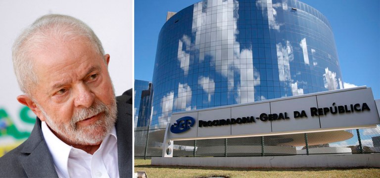 Lula e fachada da Procuradoria-Geral da República
