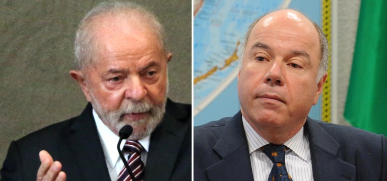 Luiz Inácio Lula da Silva e Mauro Vieira