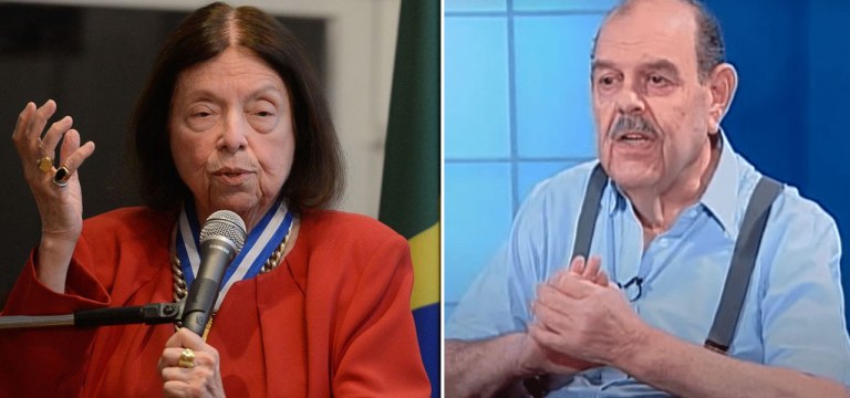 Nélida Piñon e Carlos Brickman