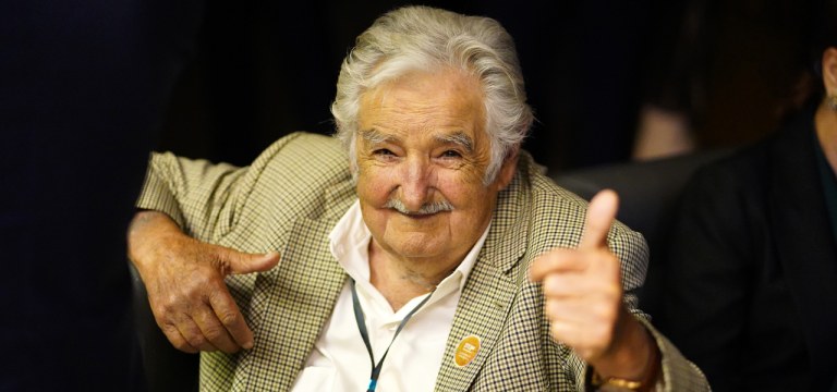 Chegada de autoridades ao Congresso Nacional para a posse do presidente eleito, Luiz Inácio Lula da Silva. Ex-Presidente do Uruguai, José Mujica
